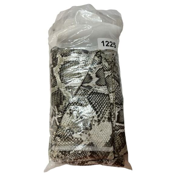 Victorias Secret Leggings Womens 12 Cloud Crossover Snake Ankle Pants Gray - Picture 13 of 15